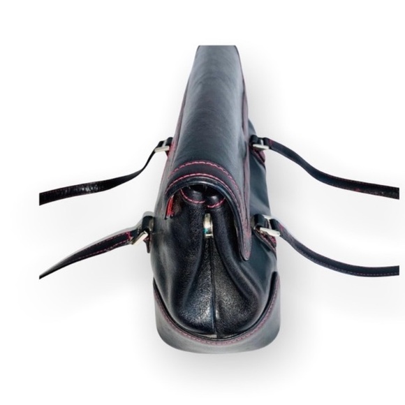 Nordstrom Black Leather trimmed in Red - Picture 3 of 9